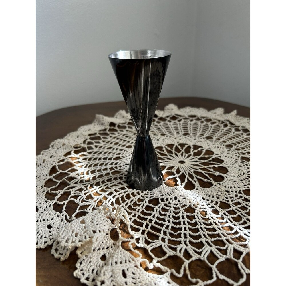 Vintage Stainless Steel Cocktail Jigger Highball Shotglass Barware